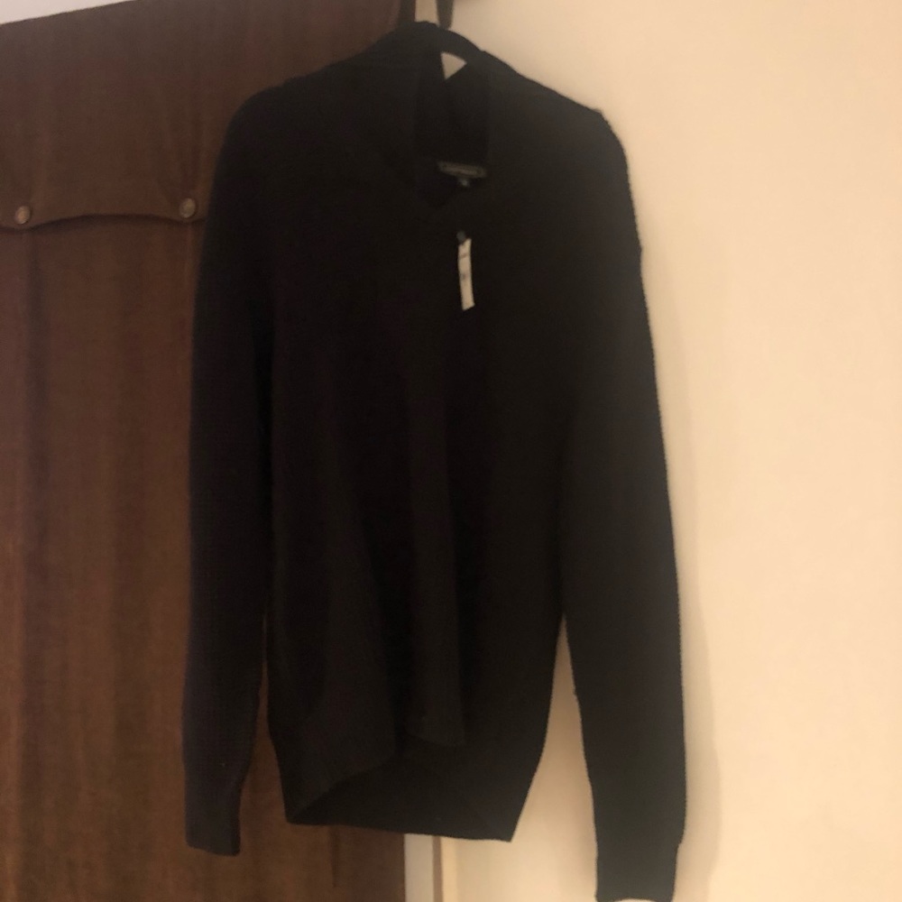 Men’s cowl neck sweater